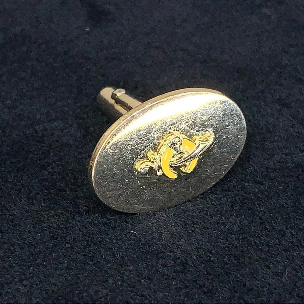 Vintage Anson Shriners Gold Tone Cufflinks Gift Collectible Masonic